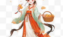 手绘漫画人物女生古装,手绘漫画中的古装美女风采